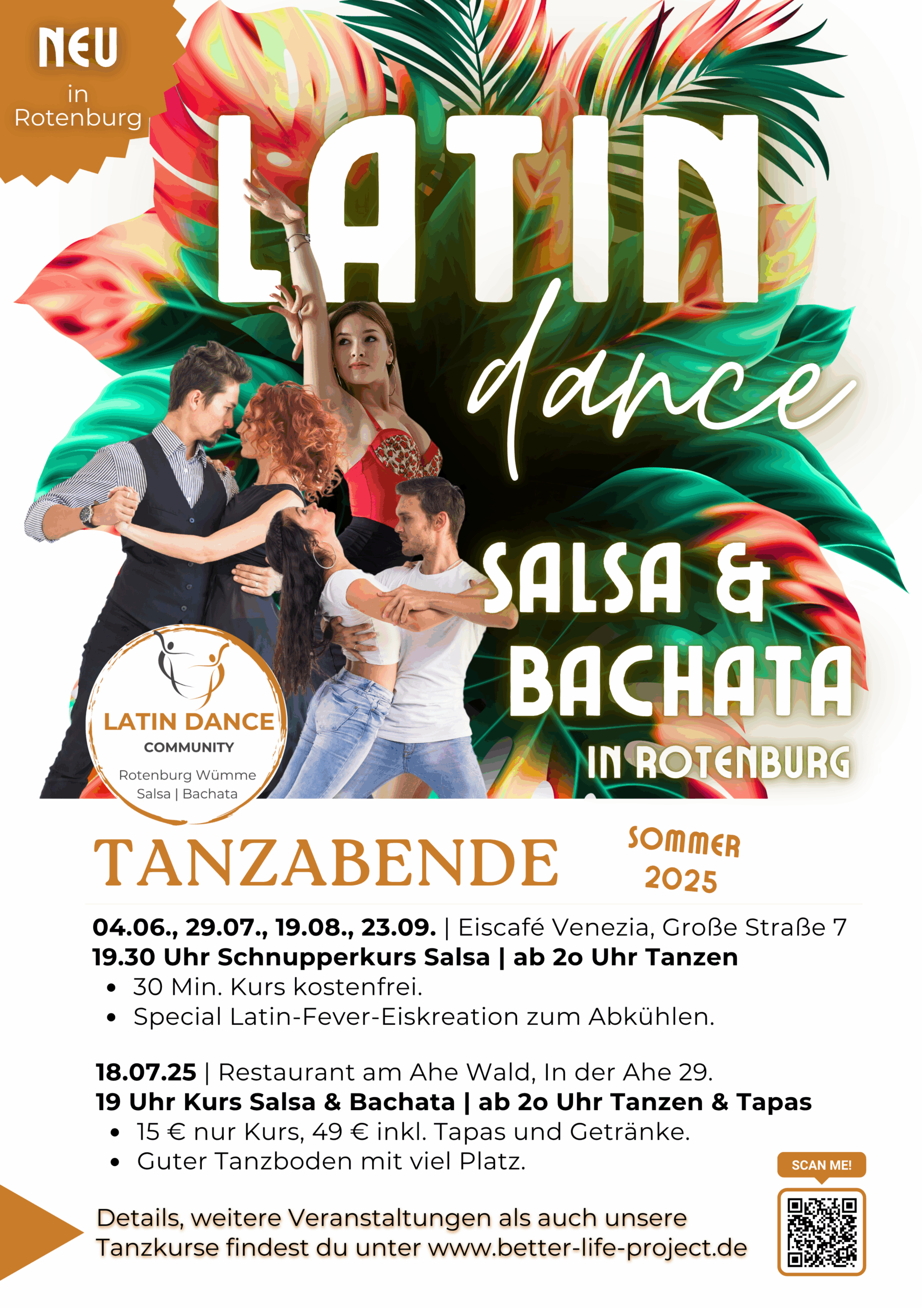 Latin Dance Events - Flyer